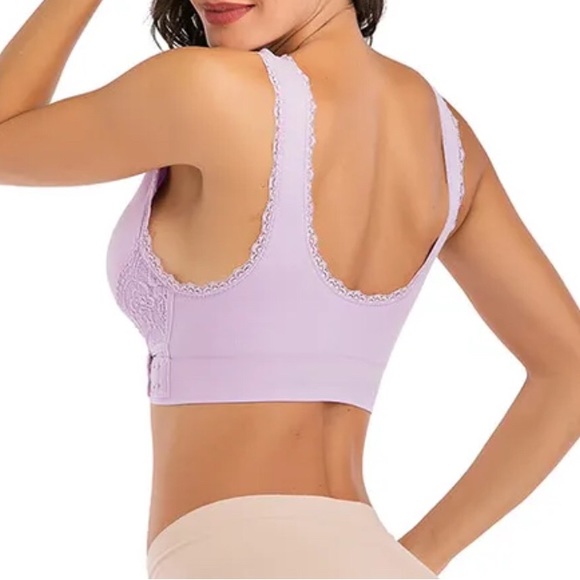 NEW 2pk Women Sports Bra Seamless Front Cross Side Attmnt Wireless Workout Yoga - Picture 11 of 12